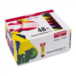Akryl Standard Sæt 48 x 20 ml i gruppen Kunstnerartikler / Kunstnerfarver / Akrylmaling hos Pen Store (111760)