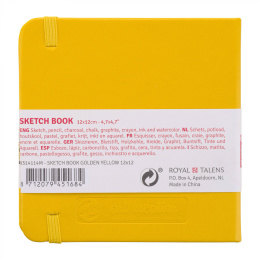 Skitsebog Golden Yellow 12x12 cm i gruppen Papir & Blok / Kunstnerblok / Skitsebøger hos Pen Store (111770)