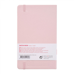Skitsebog Large Pastel Pink i gruppen Papir & Blok / Kunstnerblok / Skitsebøger hos Pen Store (111775)