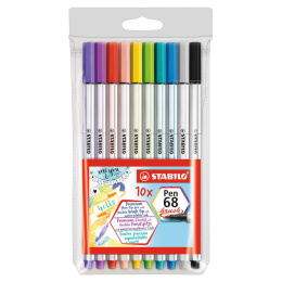 Brush 68 10-sæt i gruppen Penne / Kunstnerpenne / Penselpenne hos Pen Store (111785)