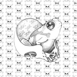 Pop Manga: Cute and Creepy Coloring Book i gruppen Hobby & Kreativitet / Bøger / Malebøger til voksne hos Pen Store (112447)