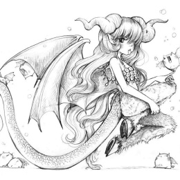 Pop Manga: Cute and Creepy Coloring Book i gruppen Hobby & Kreativitet / Bøger / Malebøger til voksne hos Pen Store (112447)