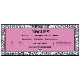 Akvarelblok HP 300g 10x25cm i gruppen Papir & Blokke / Kunstnerblokke / Akvarelblokke hos Pen Store (112537)