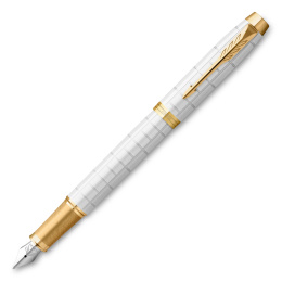 IM Premium Pearl/Gold Fyldepen i gruppen Penne / Fine Writing / Fyldepenne hos Pen Store (112687_r)