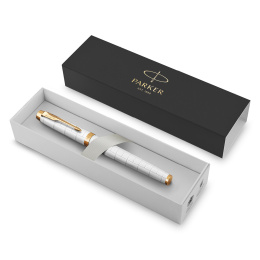 IM Premium Pearl/Gold Rollerball i gruppen Penne / Fine Writing / Rollerballpenne hos Pen Store (112689)