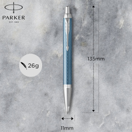 IM Premium Blue/Grey Kuglepen i gruppen Penne / Fine Writing / Kuglepenne hos Pen Store (112694)