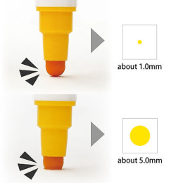 Clean Color DOT Pen 6-sæt i gruppen Penne / Kunstnerpenne / Illustrationmarkers hos Pen Store (125138)