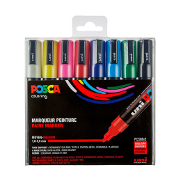 Posca Marker PC-5M sæt Standard Tones 8 stk i gruppen Penne / Kunstnerpenne / Illustrationmarkers hos Pen Store (125148)