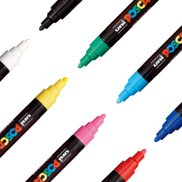 Posca PC-5M sæt Standard Colours 8 stk i gruppen Penne / Kunstnerpenne / Illustrationmarkers hos Pen Store (125148)