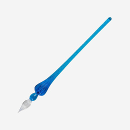 Glass Pen Round 18cm Blue i gruppen Hobby & Kreativitet / Kalligrafi / Kalligrafipenn hos Pen Store (125228)