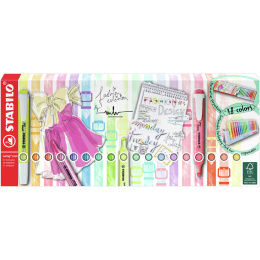 Swing Cool Desk Set 18-pak i gruppen Penne / Mærkning og kontor / Highlighters hos Pen Store (125414)