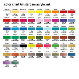 Acrylic Ink 30 ml i gruppen Kunstnerartikler / Kunstnerfarver / Akrylmaling hos Pen Store (125617_r)