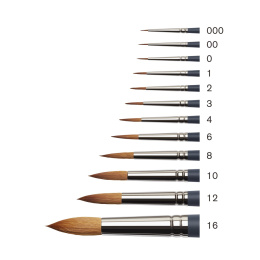 Professional Brush Round St 1 i gruppen Kunstnerartikler / Pensler / Akvarelpensler hos Pen Store (125796)