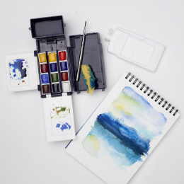 Cotman Water Colors Field Pocket set i gruppen Kunstnerartikler / Kunstnerfarver / Akvarelmaling hos Pen Store (125830)