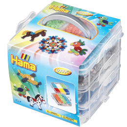 Midi Opbevaringsbox Lille + 6000 Perler i gruppen Hobby & Kreativitet / Skabe / Rørperler og tilbehør hos Pen Store (126039)