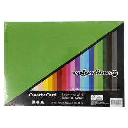 Farvet papir basic A4 180g i gruppen Kids / Sjovt og lærerigt / Papir og Tegneblokke / Farvet papir til børn hos Pen Store (126470)