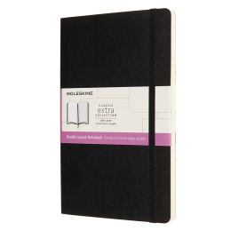 Classic Soft Cover Double Layout Large Black i gruppen Papir & Blok / Skriv og noter / Notesbøger hos Pen Store (126743)