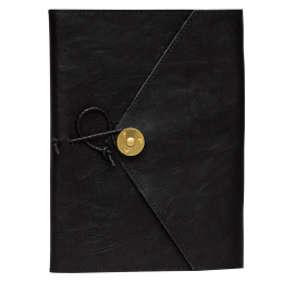 Ulf Leather Notebook Black i gruppen Papir & Blok / Skriv og noter / Notesbøger hos Pen Store (126792)