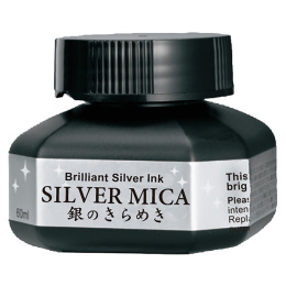 Silver Mica Ink 60 ml i gruppen Kunstnerartikler / Kunstnerfarver / Tusch og blæk hos Pen Store (126927)