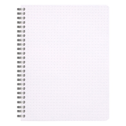 Notebook Spiral Hvid A5 Dotted i gruppen Papir & Blok / Skriv og noter / Skriveblokke og hæfter hos Pen Store (127145)