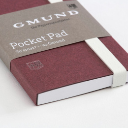 Pocket Pad Notesbog Merlot i gruppen Papir & Blok / Skriv og noter / Notesbøger hos Pen Store (127219)