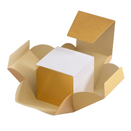 Cube S Gold i gruppen Papir & Blok / Skriv og noter / Skriveblokke og hæfter hos Pen Store (127225)