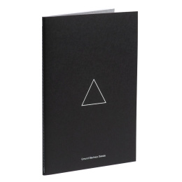 Bauhaus Dessau Noteshæfte Triangle/Grey i gruppen Papir & Blok / Skriv og noter / Skriveblokke og hæfter hos Pen Store (127240)