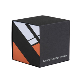 Bauhaus Dessau Cube Orange i gruppen Papir & Blok / Skriv og noter / Skriveblokke og hæfter hos Pen Store (127246)