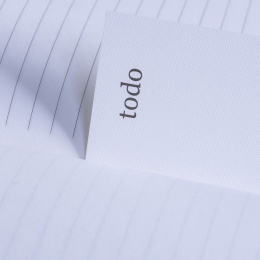 Journal Notesbog Soft Cover White i gruppen Papir & Blok / Skriv og noter / Notesbøger hos Pen Store (127248)