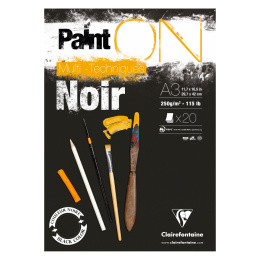 Paint'ON Multi-Techniques Black Noir A3 i gruppen Papir & Blok / Kunstnerblok / Akrylblok hos Pen Store (127411)