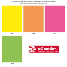 Tekstilfarve Sæt 4 x 50 ml Neon i gruppen Hobby & Kreativitet / Farver / Tekstilfarve og tekstiltusch hos Pen Store (127585)