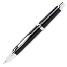 Capless Fyldepen Black/Rhodium Broad i gruppen Penne / Fine Writing / Fyldepenne hos Pen Store (127728)