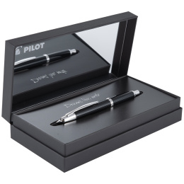 Capless Fyldepen Black/Rhodium Broad i gruppen Penne / Fine Writing / Fyldepenne hos Pen Store (127728)