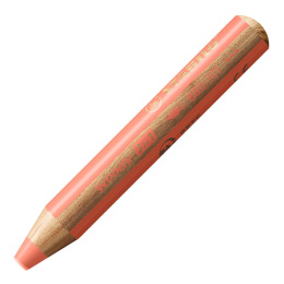 Woody 3-in-1 Farvepenne Pastel 6-sæt + spidsere i gruppen Kids / Børnepenne / Farveblyanter til børn hos Pen Store (127789)