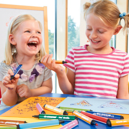 Trio Scribbi Tuschpenne 14-pak i gruppen Kids / Børnepenne / Tusser til børn hos Pen Store (127798)