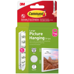 Command Strips for billedophæng Large i gruppen Hobby & Kreativitet / Organisere / Rammer / Billedeophæng hos Pen Store (127889)