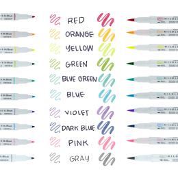 Mildliner Brush Nr2 10-pack i gruppen Penne / Kunstnerpenne / Penselpenne hos Pen Store (127932)