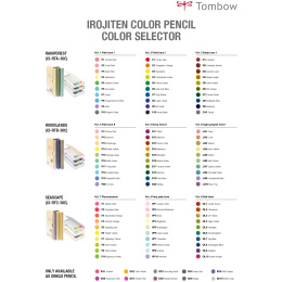 Pencil Irojiten set Rainforest i gruppen Penne / Kunstnerpenne / Farveblyanter  hos Pen Store (128101)