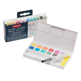 Pastel Shades Paint Pan Set 12 halvkopper i gruppen Kunstnerartikler / Kunstnerfarver / Gouache hos Pen Store (128195)