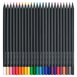 Farveblyanter Black Edition sæt 24stk i gruppen Penne / Kunstnerpenne / Farveblyanter  hos Pen Store (128254)