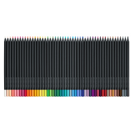 Farveblyanter Black Edition sæt 50 stk i gruppen Penne / Kunstnerpenne / Farveblyanter  hos Pen Store (128314)