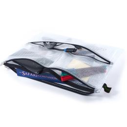 Lomme double-zip Mesh A4 i gruppen Penne / Pentilbehør / Penalhus og etui hos Pen Store (128374)