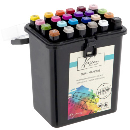 Dual-tip Marker 24-sæt i gruppen Penne / Kunstnerpenne / Tusser hos Pen Store (128518)