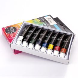 Akrylfarve 12 ml 8-sæt i gruppen Kunstnerartikler / Kunstnerfarver / Akrylmaling hos Pen Store (128543)