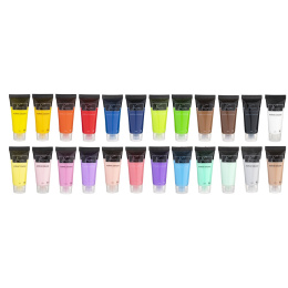 Akrylfarve 24-sæt (22 ml) i gruppen Kunstnerartikler / Kunstnerfarver / Akrylmaling hos Pen Store (128545)