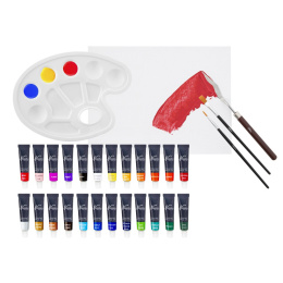 Akrylfarve 12 ml 24-sæt i gruppen Kunstnerartikler / Kunstnerfarver / Akrylmaling hos Pen Store (128550)