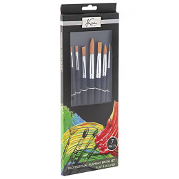Pensler Synthetic 7-sæt i gruppen Kunstnerartikler / Pensler / Penselsæt hos Pen Store (128555)