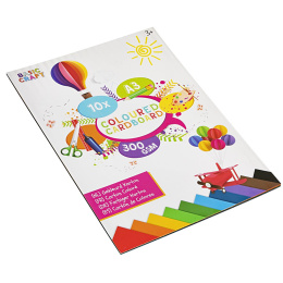 Farvet hobbykarton 300g A3 10-pak i gruppen Kids / Sjovt og lærerigt / Papir og Tegneblokke hos Pen Store (128573)