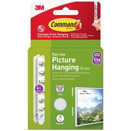 Command Strips for billedophæng Narrow i gruppen Hobby & Kreativitet / Organisere / Rammer / Billedeophæng hos Pen Store (128610)