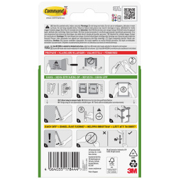 Command Strips for billedophæng Narrow i gruppen Hobby & Kreativitet / Organisere / Rammer / Billedeophæng hos Pen Store (128610)